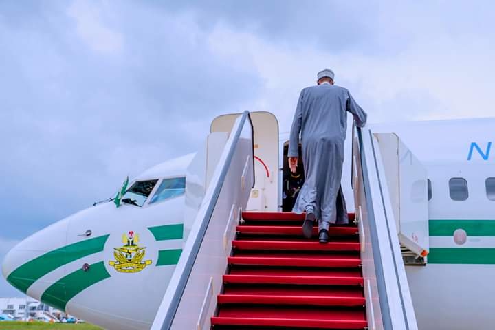President Buhari Departs Abuja For Sochi Russia…